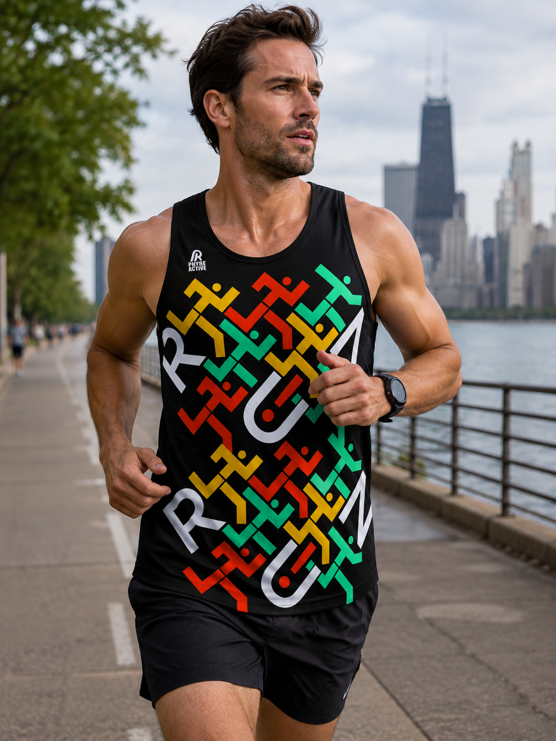 R-U-N Black Tank